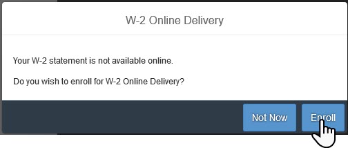 W-2 Online Delivery Enroll