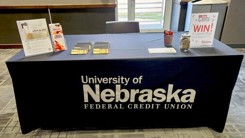 University of Nebraska Federal Credit Union booth