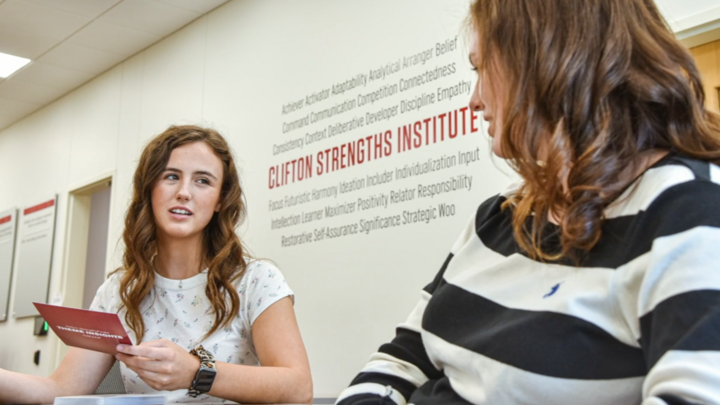 The College of Business' Clifton Strengths assessment is a key part of its focus on professional development for students, faculty and staff. Watch the video below to learn more.