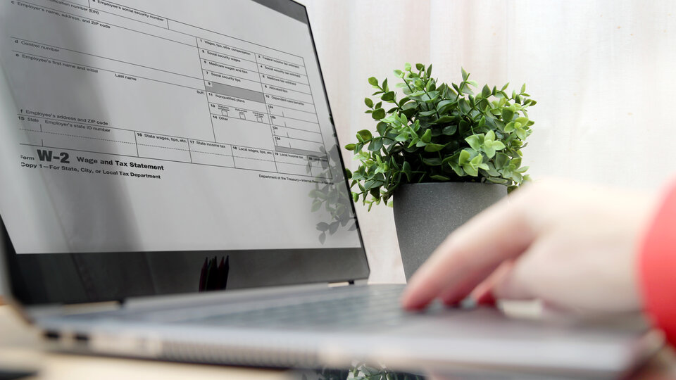 viewing W-2 online