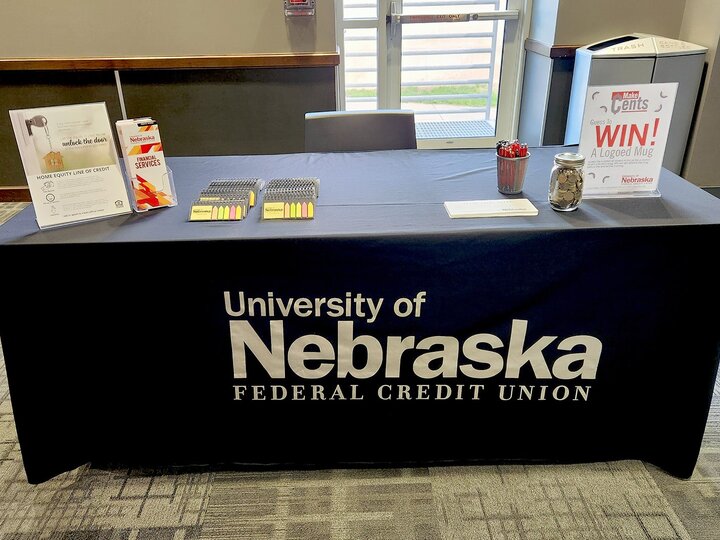 University of Nebraska Federal Credit Union booth